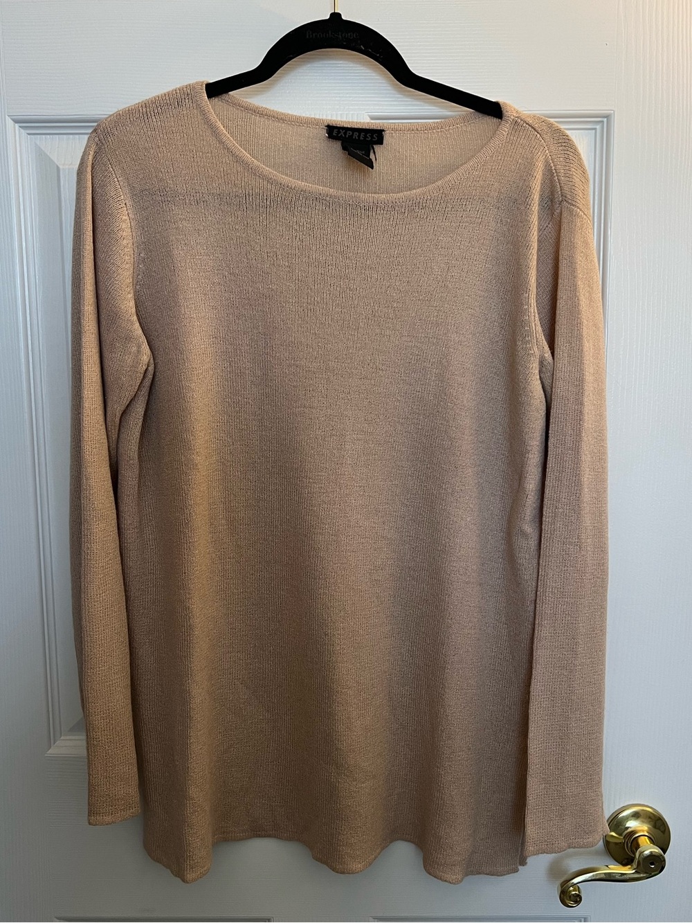 Vintage Express Lightweight Tan Sweater